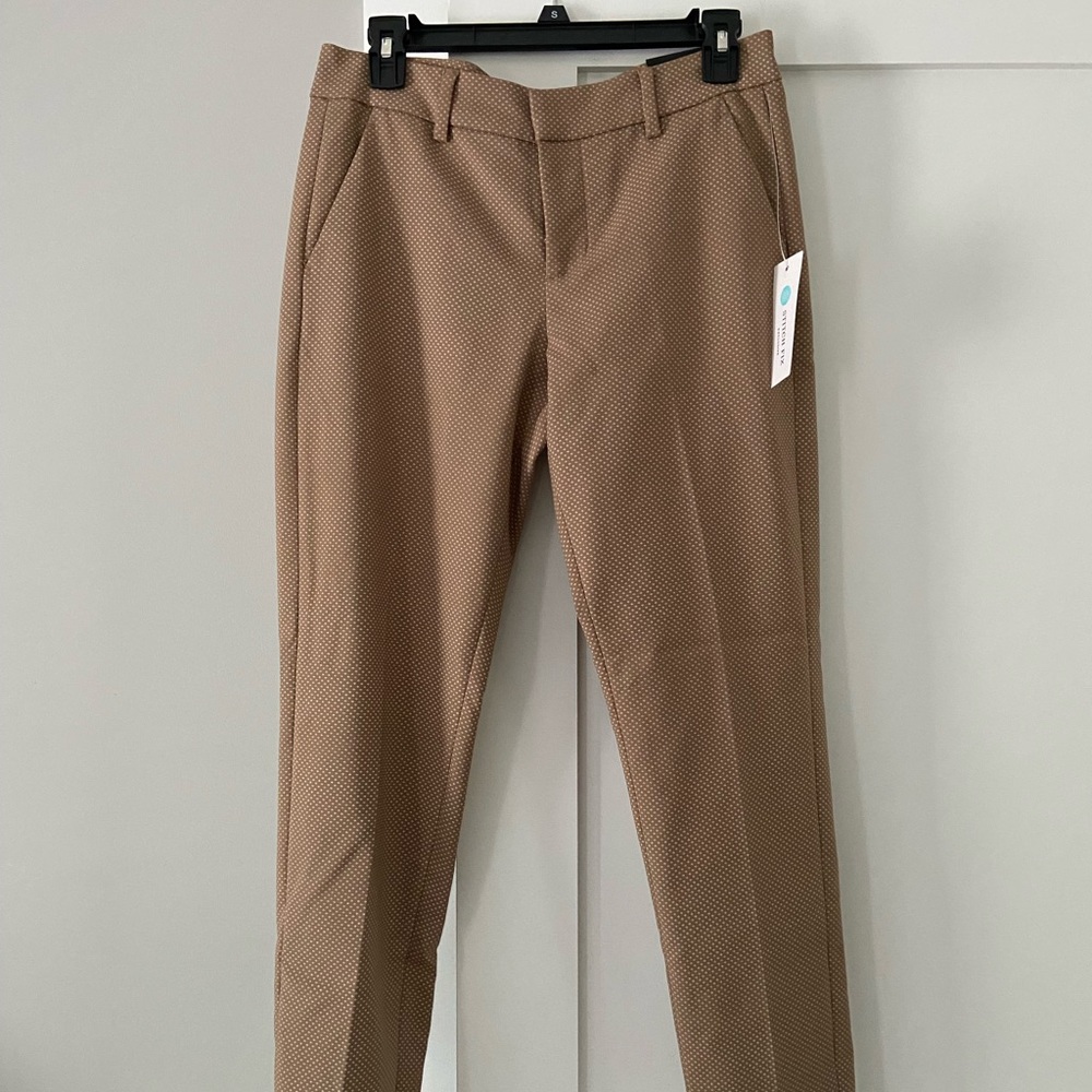 NWT Khaki Print Dress Pants